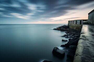 Long Exposure Photo of a Body of Water