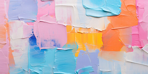 Abstract colorful brush strokes background