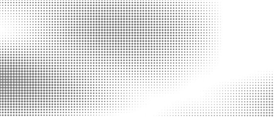 Abstract black and white dots background. Minimal background concept. Simple halftone background.