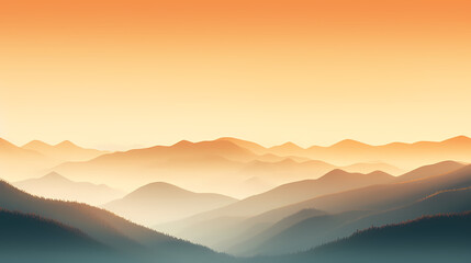 Obraz premium Stunning mountains, panoramic peaks PPT background