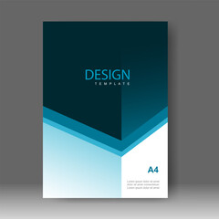 Cover design modern with blue and white Background. for cover book. Annual report. Brochure template, Poster, catalog. Simple Flyer promotion. magazine. Vector illustration