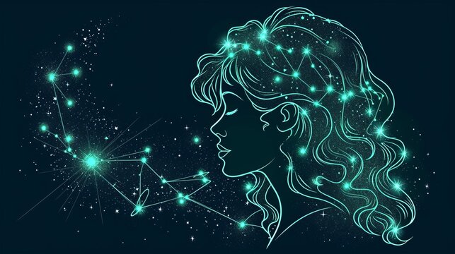 Meticulous virgo  practical zodiac sign with clean lines, orderly atmosphere, and analytical nature