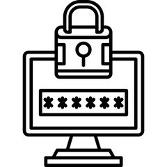 Computer Password Icon