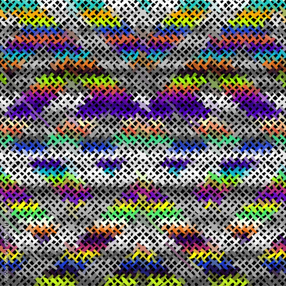 Poster imitation of a texture of rough canvas. seamless vector illustration