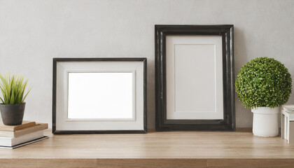 Mock up poster minimalism concept design, pastel colors, 3d render, 3d illustration