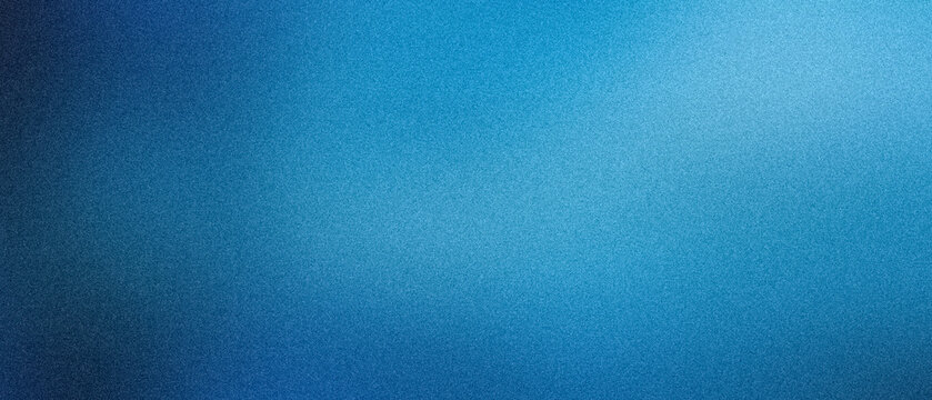 Ultrawide blue azure abstract gradient grainy premium background. Perfect for design, banner, wallpaper, template, art, creative projects, desktop. Exclusive quality, vintage style. Parties 21:9
