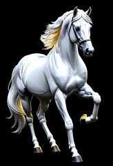 Obraz na płótnie Canvas horse isolated on white