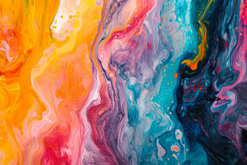 abstract background of colorful paint, with a look of simplicity and elegance