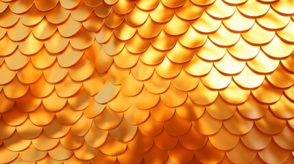 Golden fish scales, textured background. Snake, lizard, reptile gold skin. Luxurious golden sequins. Concepts of luxury, opulence, fantasy textures, patterns, abstract design