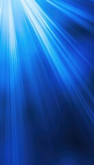 Abstract minimalistic blue rays and beams backdrop, spotlight background with lasers and beams