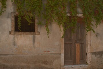 old door in the old town