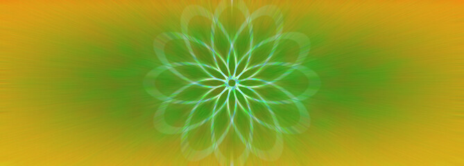 An abstract iridescent star burst background image.