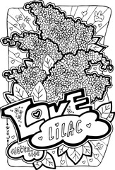 Garden flowers coloring book pages for adults and kids. Antistress hobby for relaxation. Hand drawn cartoon style line illustration. Colouring vector pages collection set floral botanical theme.