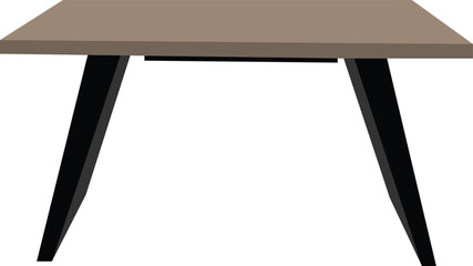 Fototapeta premium table and chair display detailed. Wooden table. Cafe and home decor furniture. Dining kitchen desk, restaurant and coffee tables and chair vector eps.