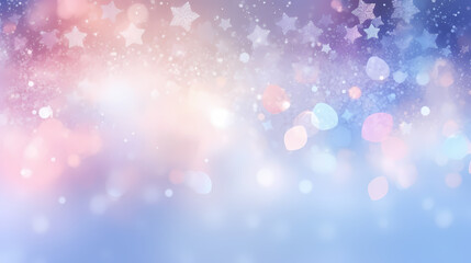 Obraz premium Snowflake background, snowflake border, winter holiday background, soft colors and dreamy atmosphere