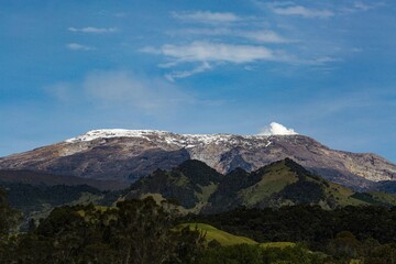 paisajes, nevado del Ruiz