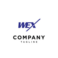 WEX logo icon vector template.eps