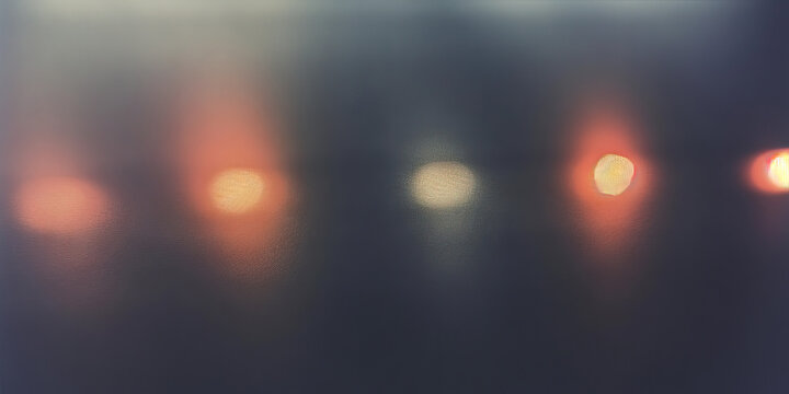  a blurry image of a black background with lights, black orange grey bokeh , a normal simple grainy noise grungy empty space or spray texture