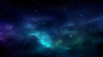 Mysterious star themed gradient background with countless twinkling stars
