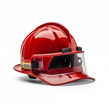 fireman helmet illustration isolated white background