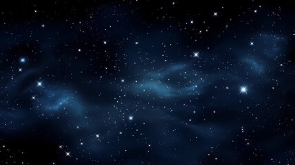 Fototapeta premium Mysterious star themed gradient background with countless twinkling stars