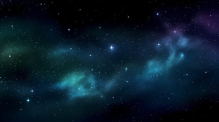 Mysterious star themed gradient background with countless twinkling stars
