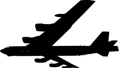 Large military bomber plane illustration