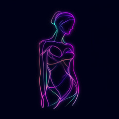 根オンラインの人体。女性