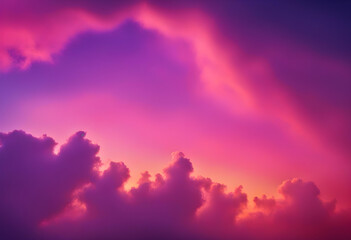 Obraz premium Gradient. Cloud Background. Sky. Atmosphere. Colorful. Tranquil. Cloudscape. Dreamy. Soft Tones. Ethereal. Gradient Sky. Wallpaper. Calm. Serene. Abstract. Heavenly. AI Generated.