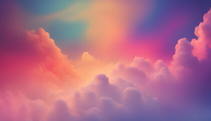 Gradient. Cloud Background. Sky. Atmosphere. Colorful. Tranquil. Cloudscape. Dreamy. Soft Tones. Ethereal. Gradient Sky. Wallpaper. Calm. Serene. Abstract. Heavenly. AI Generated.
