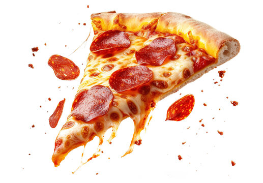 pizza isolated on white background, PNG