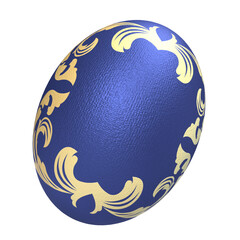 The Easter egg vintage style for holiday concept 3d rendering..