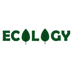green eco text