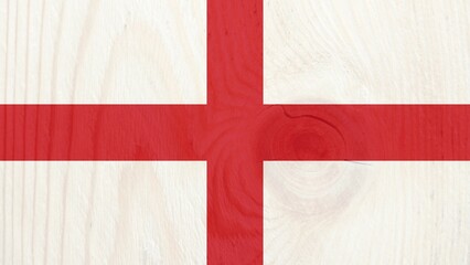 Obraz premium Wooden planks England national country flag vector