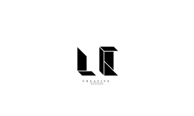 Alphabet letters Initials Monogram logo  LC L C