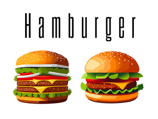 ハンバーガー,hamburger