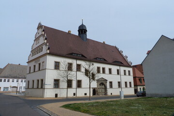 Fototapeta na wymiar Rathaus Bad Schmiedeberg