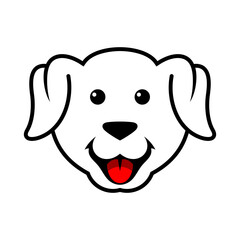 Dog Head Vector Logo Design Template