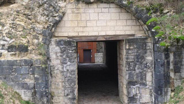 Entry door of the fort of Douaumont