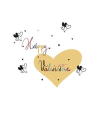 Valentine quote images happy day illustrations painting icons 