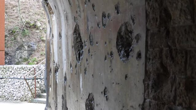 Entry door of the fort of Douaumont