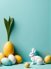 easter background, easter eggs, happy easter