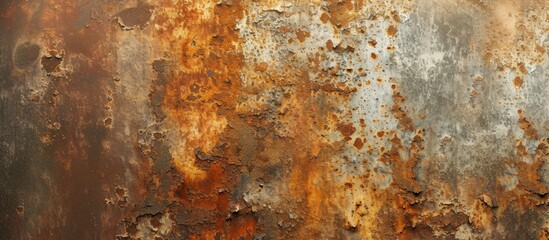 Grungy textured background with rust on a decorative wall.