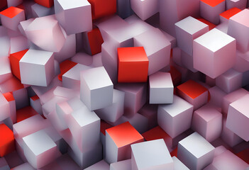 Cube. Geometric. Abstract. 3D. Pattern. Design. Cubic. Minimalist. Shape. Modern. Contemporary. Background. Grid. Perspective. Symmetry. Dimensional. Box. Visual. Cubic Arrangement. AI Generated.