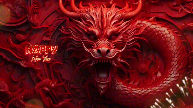 Happy New Year Animated Text