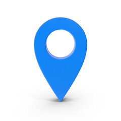 3D Blue Map PNG Pointer, Location Map Icon, Blue Texture, Blue location pin or navigation, Web location point, pointer, Grey Pointer Icon, Location symbol. GPS, travel, navigation, 