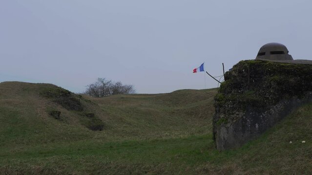 French flag Douaumont ww1 Verdun 1916