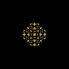 Ornaments elements mandala floral retro corners frames borders  art deco design vector file