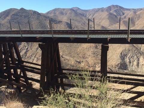 Hike to Goat Canyon Trestle, Anza Borrego Desert State Park, California