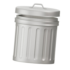 trash can 3d illustration